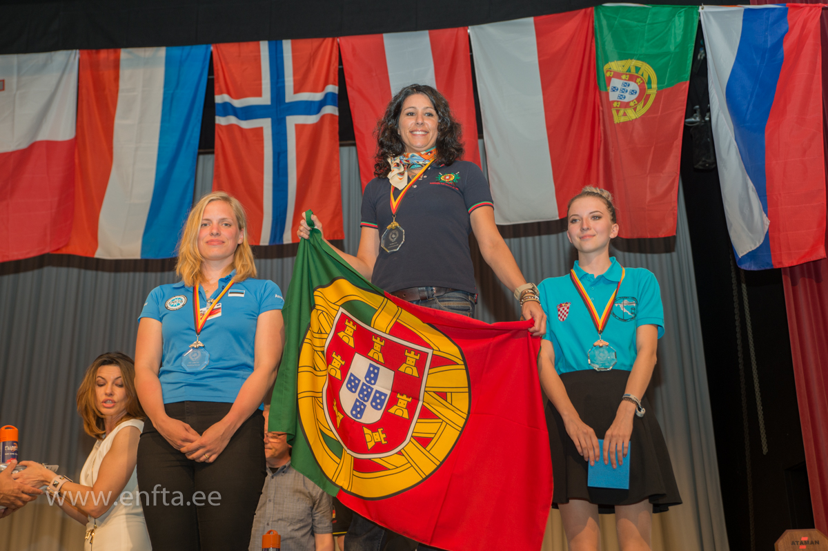 535 In PCP category best three Ladies. Anne Gret Reinu EE, Ana Pereira PT, Matea Krsanac HR